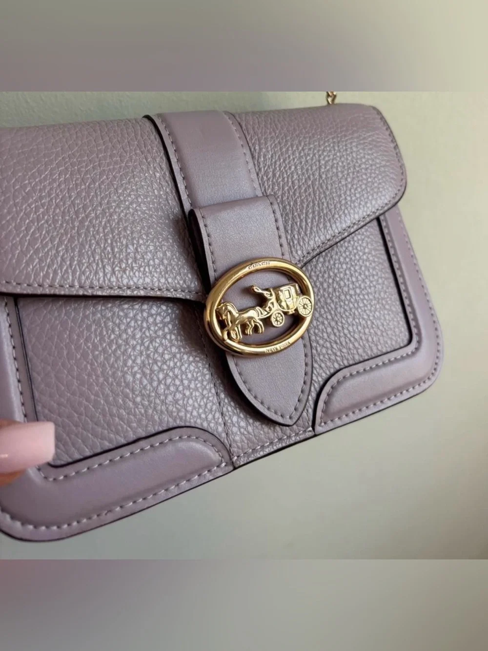 💜 Coach Cassie Crossbody Bag – Soft Lavender 💜